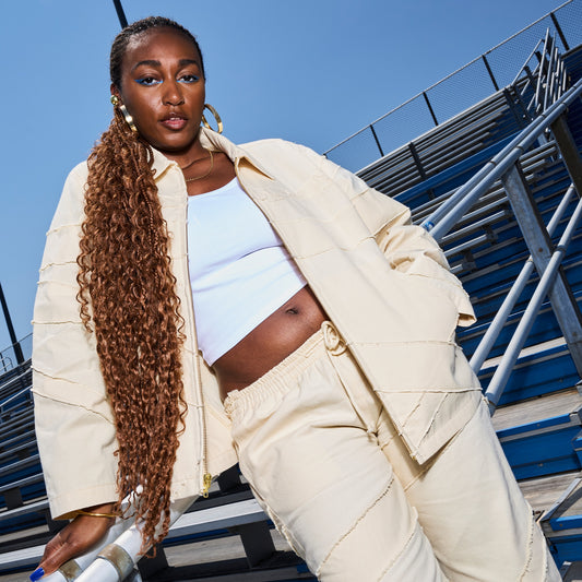 the cream cut pant
